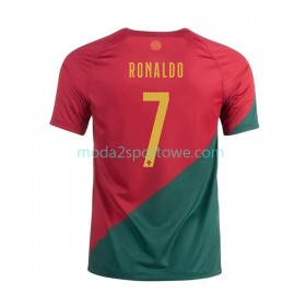 Koszulka Portugalia Ronaldo 7 Domowe Stroje Piłkarskie World Cup 2022 Krótki Rękaw